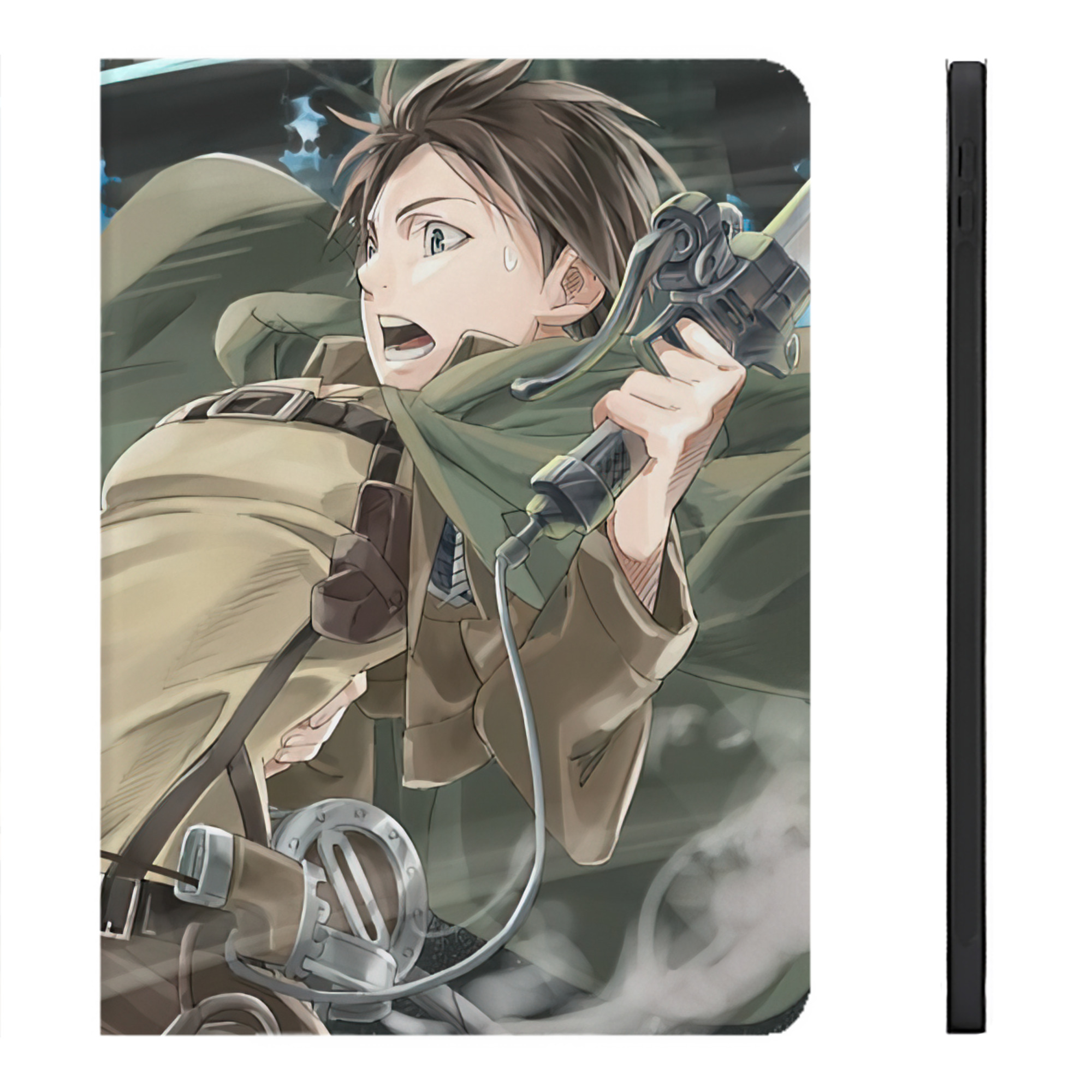 （画像用） 進撃の巨人 Attack on Titan IPadケース ペンホルダー付き ブックスタイルデザイン